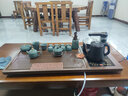 忘艺（WANGYI） 黑陶功夫茶具套装家用整套横行茶盘陶瓷茶杯茶壶办公室客厅家用 哥窑整套茶具套装 14头 实拍图