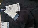 与狼共舞【吸汗透气】休闲裤男新疆长绒棉弹力舒适通勤百搭男士休闲长裤子 101-黑色（常规） 34 86A 实拍图