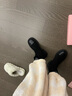 他她（TATA）法式弹力短靴女简约加绒百搭瘦瘦靴子冬新款WZB01DD3 黑色 35 实拍图