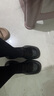 铂呐苓圆头厚底英伦风单鞋女夏季新款百搭jk正装乐福鞋黑色粗跟小皮鞋 厚底乐福鞋【黑色哑光38】 实拍图