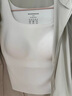 波司登（BOSIDENG）防晒背心女短款自带胸垫3D剪裁无痕修身显高显瘦UPF100+内搭背心 日光白8148 S 160/84A 实拍图
