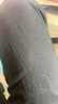 真维斯（Jeanswest）王一博代言休闲裤男春夏季新款宽松直筒商务舒适棉弹百搭裤子男 黑色 31 码(2尺4) 实拍图