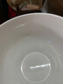 富彩陶瓷 纯白骨瓷碗单个家用陶瓷创意个性简约可微波餐具面碗米饭碗 5英寸奥碗 实拍图