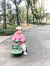 贝特萌儿童扭扭车1-3岁防侧翻溜溜车滑行玩具摇摇车婴幼儿摇摆可坐大人 洛克黄+灯光音乐 实拍图