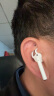 适用 苹果AirPods耳机套AirPods2耳套苹果有线耳机运动防滑防掉硅胶套耳帽耳塞套耳机配件 白色【兔耳朵耳套，2对装】 实拍图