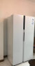 Haier/海尔冰箱 621升双开门对开门一级变频风冷无霜家用大容量电冰箱 大冷冻空间 BCD-621WLHSS95W9U1 实拍图