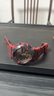 Mtin树脂表带表壳适配卡西欧G-SHOCK手表带GA110 140 GD120GLS GAX100 哑光迷彩红色 16mm 实拍图