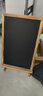 秀艾迪吸磁性桌面立式小黑板摆摊专用广告牌商用吧台支架型店铺用手写展示牌家用磁吸冰箱贴收纳板可挂式 支架式-烤木边框30*45(不吸磁) 实拍图