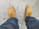 森馬马丁靴2025冬季新款加绒保暖英伦中帮男士棉鞋高帮登山雪地大黄靴 绒面-A款咖喱黄(加绒款)偏大一码 44 实拍图