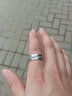 QMXD免费刻字链条戒指男款潮流单身戒潮男个性食指环可转动开瓶盖戒指 银色默认发美9号其他留言 实拍图