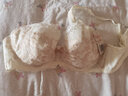 古今文胸正品3/4大胸蕾丝薄款侧收聚拢文胸罩美背内衣女0B250 奶黄 75C 实拍图
