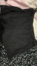 DZZIT地素时尚连衣裙春秋法式浪漫泡泡袖v领星星印花女 黑色 M 晒单实拍图