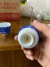 京隆堂珐琅彩陶瓷茶具小茶杯内白功夫茶具茶杯品茗个人单杯 实拍图