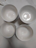 嘉兰陶瓷碗家用加厚吃饭碗简约北欧小清新金边餐具面碗组合 4.5英寸饭碗10个 实拍图