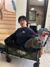 探露（TANLU）露营车折叠推车户外露营儿童小推车营地车拉年货小拖车后开拖斗车 260L 橄榄绿静音轮+桌板 实拍图