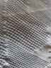 洁丽雅（Grace）A类纯棉抗菌毛巾被午睡毯几何蜂巢毛毯夏凉被 150*200cm 750g棕色 实拍图