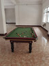 PNT 台球桌标准成人家用美式黑8台球案高档落袋中式黑八桌球台二合一 8尺 豪华款2.58米【6脚】 实拍图