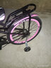 优诗诺（YOUSHINUO）儿童自行车山地车男女孩单速变速辐条一体轮可选6-8-9-15岁学生车 单速黑粉+大礼包 22 寸适合140-160CM 实拍图
