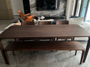 寻木之旅 实木餐桌椅组合北美黑胡桃木餐桌家用小户型吃饭桌子 200*80*76cm丨 单桌 实拍图