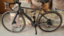 格莱仕专业弯把公路自行车R800内走线成人男女学生16速700C变速碟刹赛车 R800 灰黑 700Cx51cm 实拍图