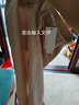 构致（GLOY&ZENITH）亚麻休闲裤子男宽松透气松紧腰抽绳棉麻中国风苎麻小直筒裤长裤 卡其（夏季款） XL (140-160斤) 实拍图