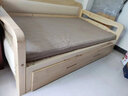 宇妍阁 实木沙发床可折叠小户型多功能书房坐卧两用1.5米客厅双人沙发床 软包清漆色204长*拉开180 【纯实木加厚材质】送床垫+5枕 实拍图