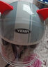 野马（YEMA）电动车头盔女士四季通用电瓶车半盔电瓶车成人可爱国标安全帽 浅粉红酷睿-透明镜+防雾贴片 均码 实拍图