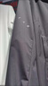 特步【门店同款】双层风衣男春季新款防风夹克保暖外套976129150560 钢铁灰 XL 实拍图