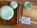 页川百世（YeChuan Best）旅行功夫整套茶具车载户外便携快客杯陶瓷茶具商务送礼佳品 粉青一壶二杯+茶盘+手提袋 实拍图