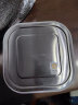乐扣乐扣（LOCK&LOCK）不锈钢盖玻璃保鲜盒 微波炉烤箱加热耐热玻璃密封容器防漏饭盒 LBG224STS正方形 750ml 实拍图