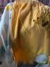 舒贝怡2条装儿童短裤夏季薄款婴儿裤子男女宝宝大pp裤 黄色 80CM 晒单实拍图