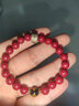 九缘祥朱砂手串男女款护身符本命佛马年本命年手链男士生日礼物送老公 千手观音-生肖属鼠【2026冲泰岁】 朱砂直径8mm（女款） 实拍图