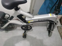 正步新国标折叠电动车小型电动自行车长续航新款电助力自行车成人电瓶车代步电车 30-40KM银黑色-石墨烯电芯/送GPS 实拍图