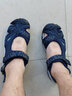 悍途运动凉鞋夏季男女款休闲海边度假沙滩鞋防撞包头凉鞋涉水溯溪鞋 黛蓝-男 39 实拍图