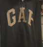 Gap男女装春季2024新款LOGO美式复古法式圈织软卫衣外套892182 黑色 175/96A(L)亚洲尺码 晒单实拍图