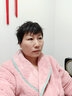 芬腾睡袍女秋冬珊瑚绒加厚翻领开衫系带简约纯色暖绒家居服睡袍 胭脂粉 XL 实拍图