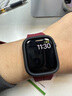 MSSM 适用苹果手表保护壳Apple iwatch s9/8/7/6/SE边框硬壳防摔防刮半包保护壳S7/8/9·41mm 黑色+透明 实拍图