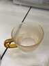宣室堂 小号玻璃茶杯带把小杯子功夫茶玻璃杯防烫家用品茶杯 实拍图