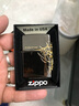 ZIPPO打火机防风煤油之宝 侧十字官方原装 父亲节礼物生日礼物送男友 黑冰款 ZBT-1-33a 实拍图
