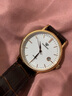 天王（TIAN WANG）手表情侣腕表石英表男士防水休闲手表女士时尚简约小表盘手表3874 白盘棕色皮带男表 实拍图