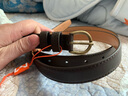 稻草人女士皮带复古文艺简约百搭韩国腰带女酷ins风裤带学生2023新款 白色 95cm 实拍图