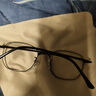 蔡司（ZEISS）近视眼镜框男超轻纯钛大框眼镜架可配防蓝光散光变色眼睛 钛材中框 黑色  配colorein镜片防蓝光 无度数 实拍图