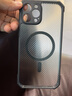 爱酷 2025新款Magsafe磁吸手机套苹果14pro手机壳苹果15Promax保护壳13超薄碳纤维纹全包防摔硅胶软套 苹果12ProMax（6.7英寸）碳纤维纹磁吸壳  实拍图