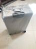 EBEN拉杆箱32英寸铝镁合金行李箱万向轮金属硬箱旅行箱 银色 需托运 出国长途 实拍图
