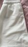 无印良品（MUJI）女式 双层编织短裤 裤子 休闲裤 BB09CC3S 白色运动短裤 夏 白色 S 实拍图