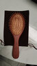 乙木梳子气垫梳头部头皮经络按摩气囊梳红檀木大板梳送老婆女友礼物 气垫梳【圆形】+经络梳 实拍图