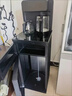 现代茶吧机家用高端客厅用2024年新款饮水机家用制冷+制热全自动下置式冷热两用语音遥控自动上水 黑曜AI语音炫彩蓝光 温热型 实拍图