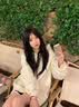 棉致重磅连帽碎花卫衣女春秋冬季新款宽松韩版山东即墨开衫外套加绒 杏色【699常规高品质30.5】 L 100-115斤 实拍图