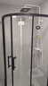 九牧（JOMOO） 【定制】 弧形整体淋浴房一体式浴室干湿分离隔断淋浴房移门E3 【雅黑光玻】900*900*2000 不含蒸汽 实拍图