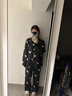 野兽派野兽派明星同款情侣睡衣22姆米小奶狗真丝睡衣家居服生日礼物 女士长袖长裤套装 S 实拍图